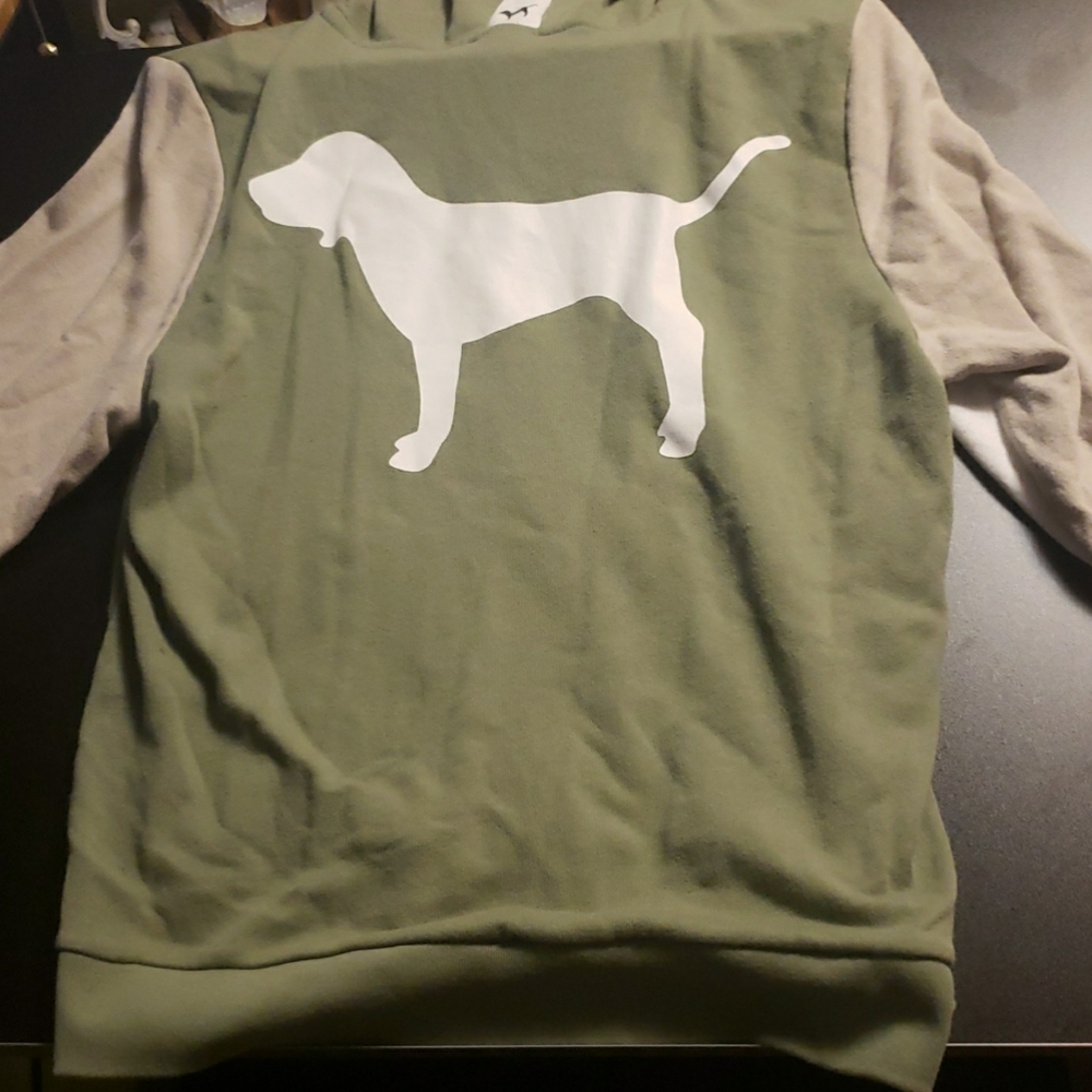 PINK Large Zip Up Hoodie